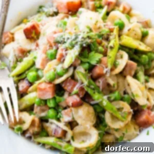 Ham and Asparagus Pasta