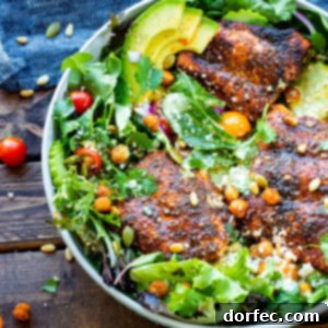 Citrus Baked Salmon Salad