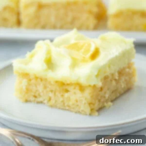 Lemon Cake with Lemon Cream Cheese Frosting
