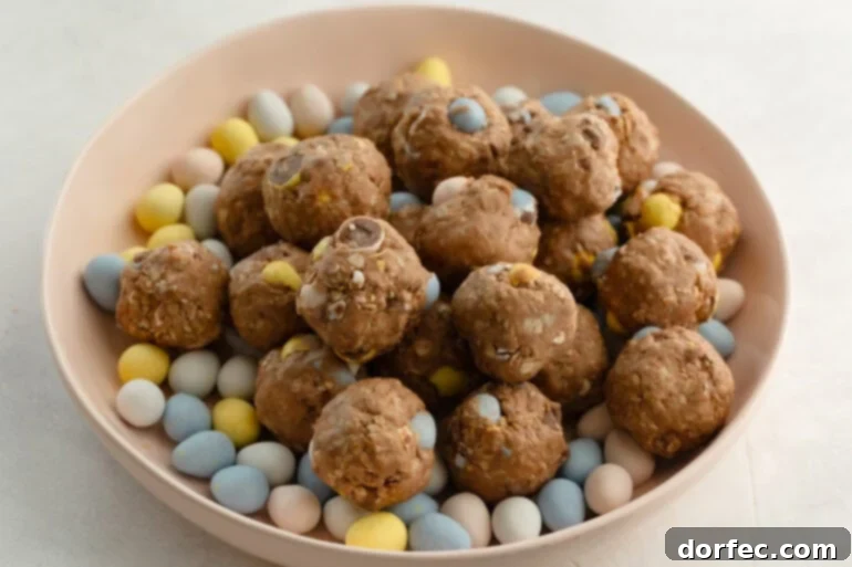 Cadbury Mini Egg Protein Bites