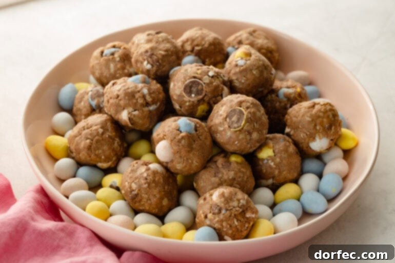 Cadbury Mini Egg Protein Bites Bowl