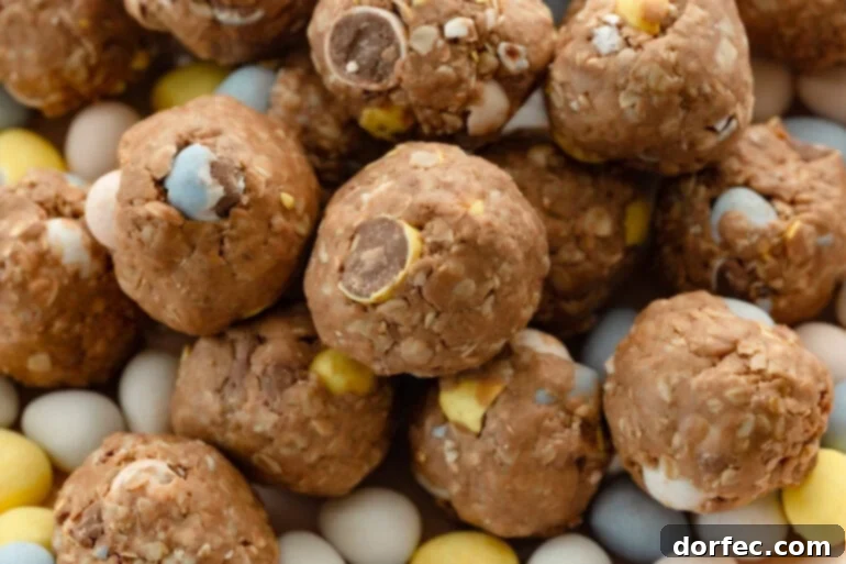 Cadbury Mini Egg Protein Balls Display