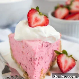Cool down this summer with a slice of this sweet, simple, and refreshing Strawberry Icebox Pie!
