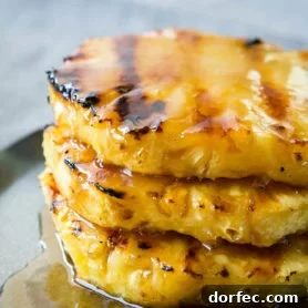 Grilled pineapple