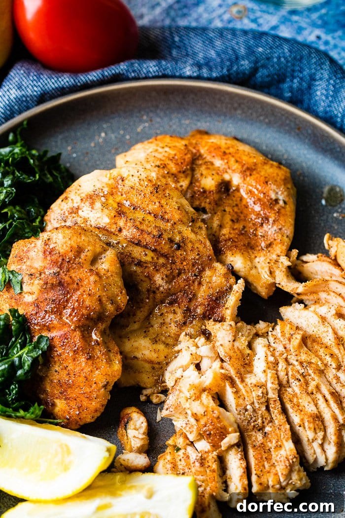 Smoked chicken breasts