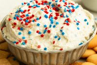 Patriotic Funfetti Dip Recipe: Red, White & Blue Party Dip