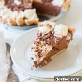 Chocolate cream pie