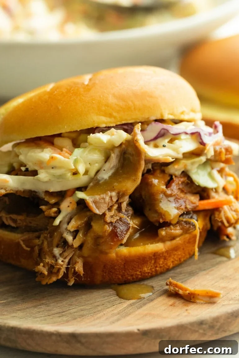 pulled pork sandwich