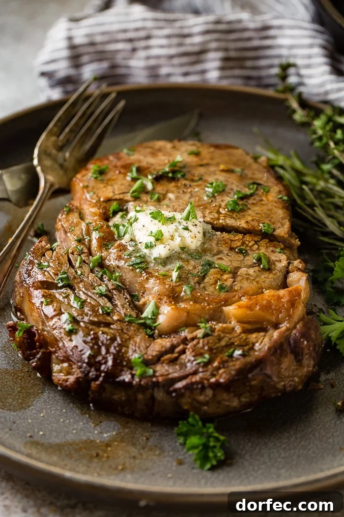 garlic butter steak