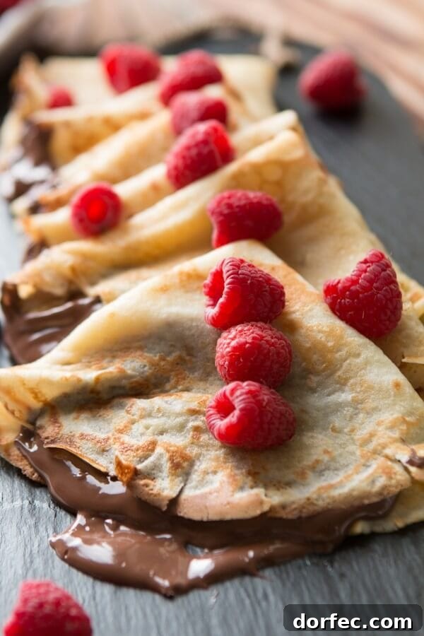 nutella crepes