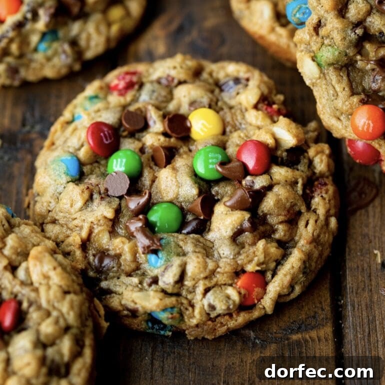 peanut butter monster cookies